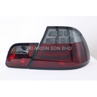 BMW E46 2D Red Smoke Light Bar LED Tail Lamp